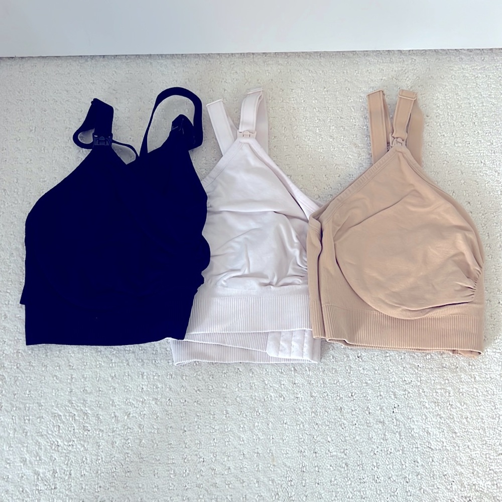 Bundle of 3 Nursing Bras 🥛